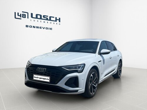 Audi Q8 e-tron S line 55 quattro White 1