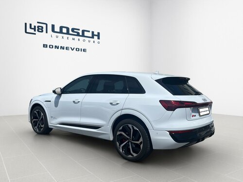 Audi Q8 e-tron S line 55 quattro White 3